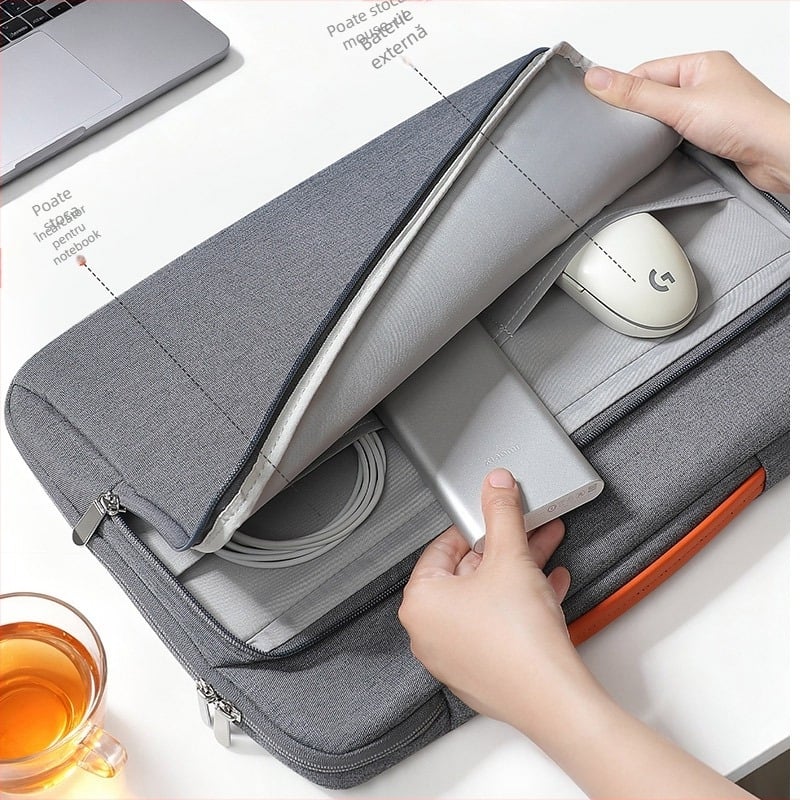 Geantă pentru laptop multifuncțională cu protecție tip airbag, material Oxford, respirabilă, rezistentă la uzură, anti-furt, antișoc, design pentru reducerea încărcării