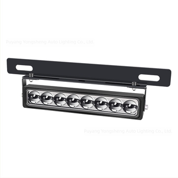 Lumină pentru plăcuța de înmatriculare, 8 LED, carcasă din aluminiu, 8–85V, rază lungă pentru vehicule off-road