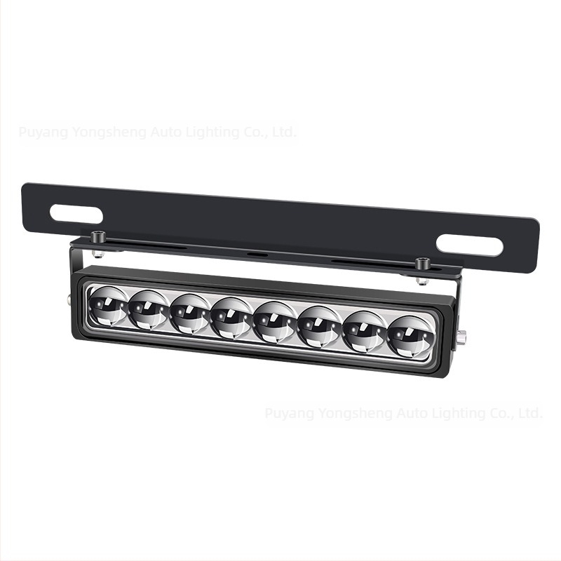 Lumină pentru plăcuța de înmatriculare, 8 LED, carcasă din aluminiu, 8–85V, rază lungă pentru vehicule off-road