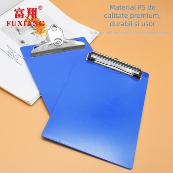 Fuxiang A5 clipboard cu clemă din plastic, model Fx8032d