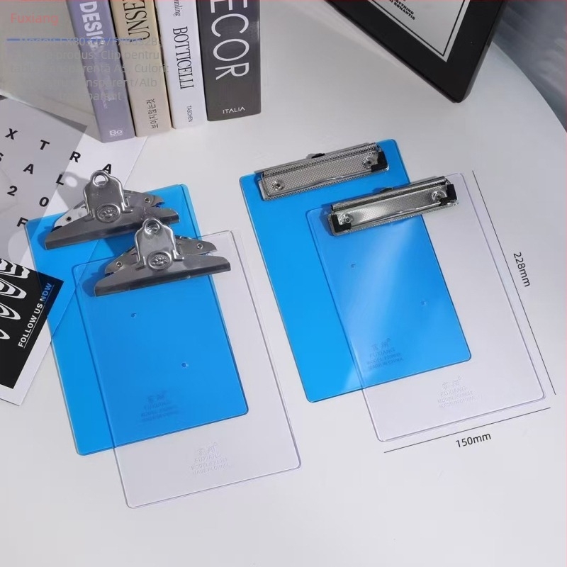 Fuxiang A5 clipboard cu clemă din plastic, model Fx8032d