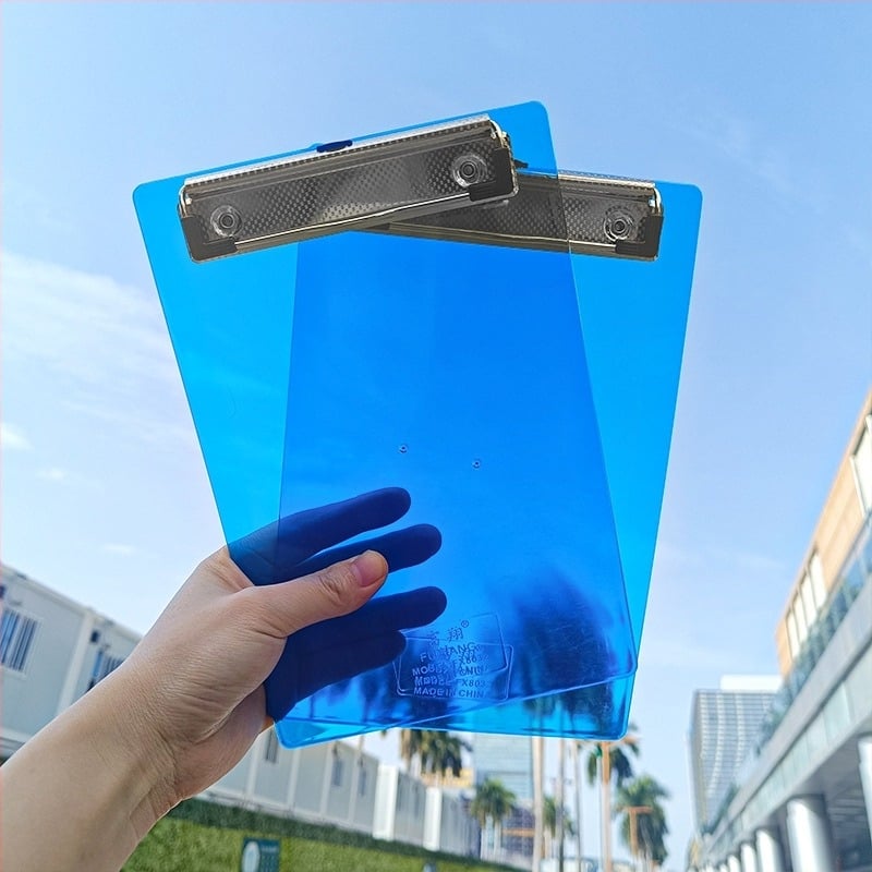 Fuxiang A5 clipboard cu clemă din plastic, model Fx8032d