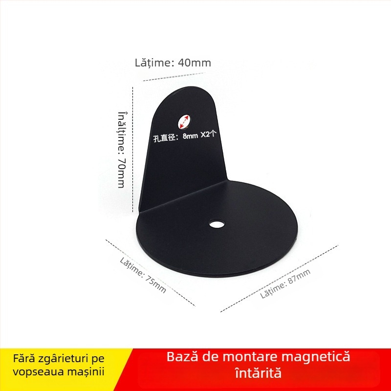 Bandă LED pentru plafon cu bază magnetică puternică și suport magnetic – compatibil universal, instalare fără deteriorări