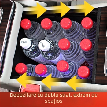 Cutie de depozitare pentru cotieră, pentru vehicule generale — Piele, Inzeno, Model General, Asistență la instalare