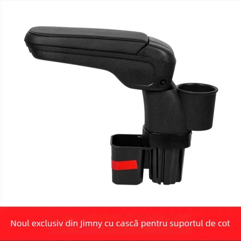 Cutie centrală de depozitare pentru Suzuki Jimny – model f4, din plastic, personalizabilă, suport pentru montaj