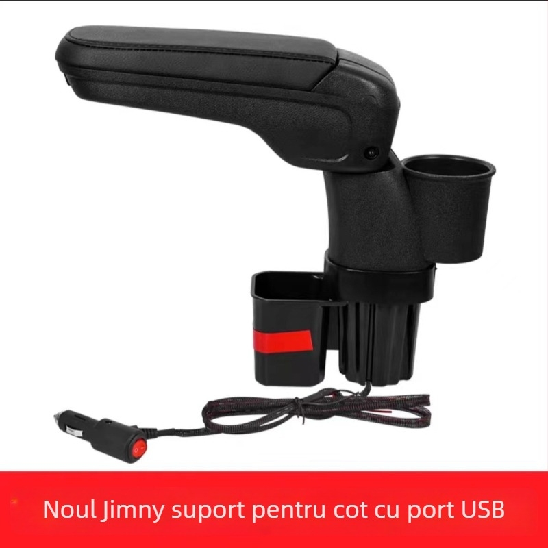 Cutie centrală de depozitare pentru Suzuki Jimny – model f4, din plastic, personalizabilă, suport pentru montaj