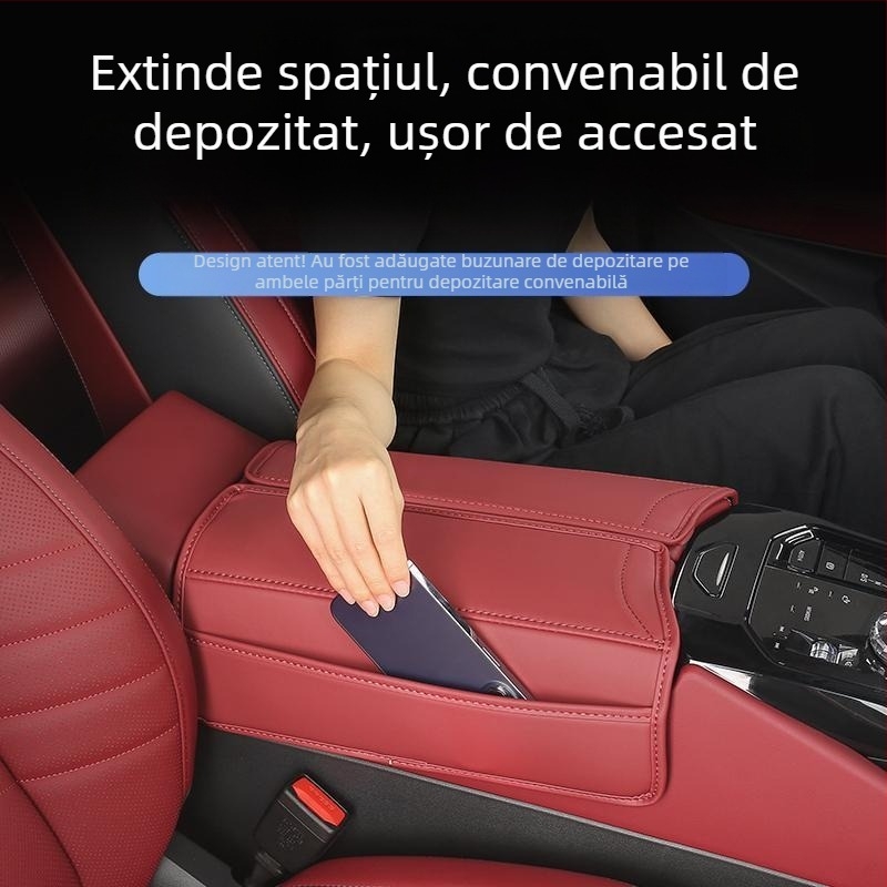 Husă din piele pentru cotiera BMW Seria 5 i5, set de 2 piese, protecție pentru spațiul central, origine Guangzhou, personalizare disponibilă, 24 de stiluri