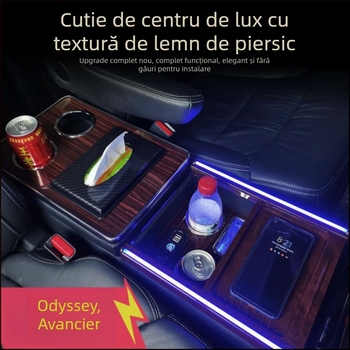 Cutie centrală pentru cotieră pentru Honda Odyssey și Alison — Brand Luo Lin — Model ADSXK001 — Personalizare disponibilă — Greutate 7