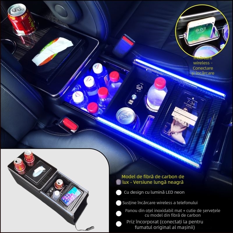 Cutie centrală pentru cotieră pentru Honda Odyssey și Alison — Brand Luo Lin — Model ADSXK001 — Personalizare disponibilă — Greutate 7
