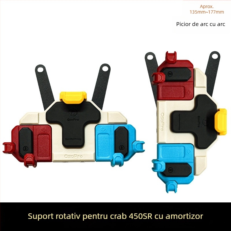 Suport pentru telefon pentru motocicletă, braț rotativ pentru navigație și protecție la șocuri