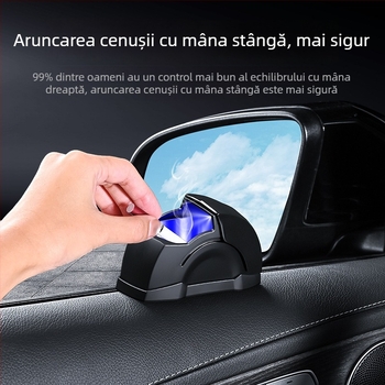 Scrumiere auto din aliaj de aluminiu, design interior creativ