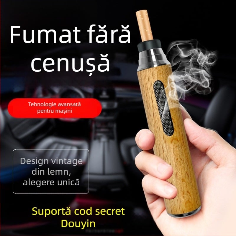 Scrumiere auto portabilă din metal, modelul 068, 30 g, gravată