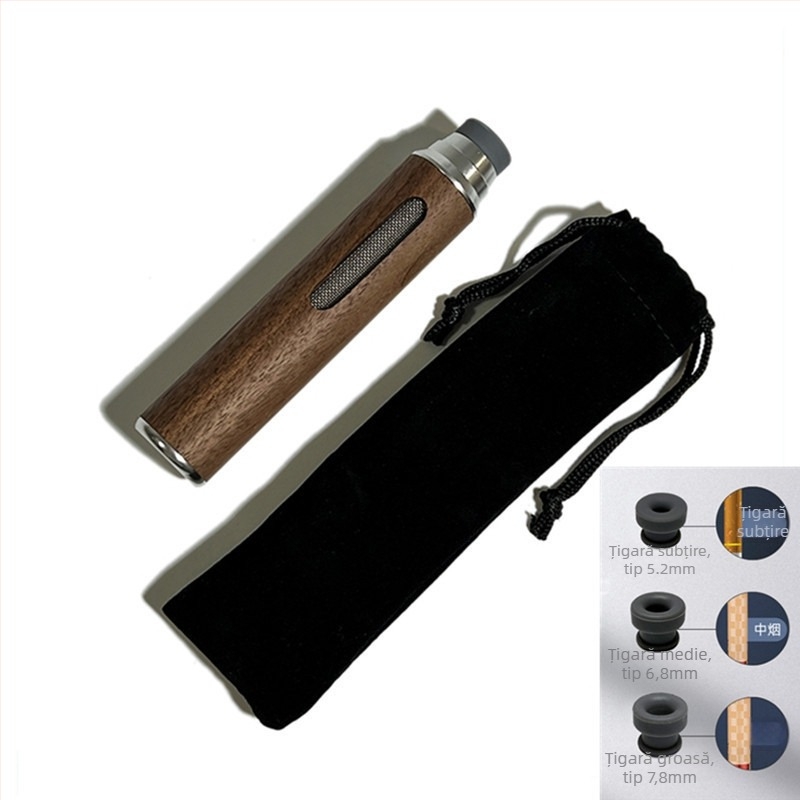 Scrumiere auto portabilă din metal, modelul 068, 30 g, gravată