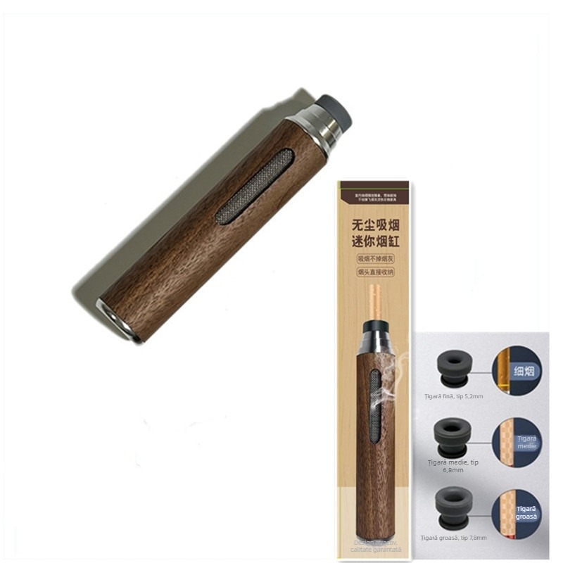 Scrumiere auto portabilă din metal, modelul 068, 30 g, gravată