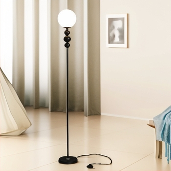 Lampă de podea cu LED, corp din oțel, abajur turnat prin rotație, 220V, design modern minimalist