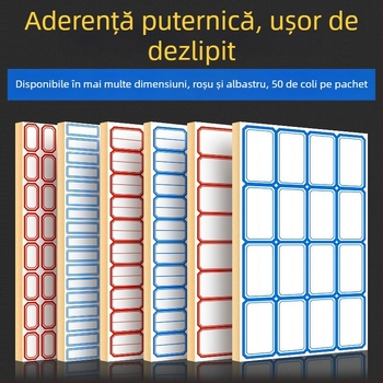 Etichete autocolante scrise de mână, model CY7520, 68 etichete pe pagină, licențiată etichetă privată