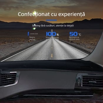 Covoraș de protecție a bordului pentru Alphard 30-series și Vellfire 20 | Material: Flanel; Tip: Universal patru anotimpuri; Brand: Shishuai