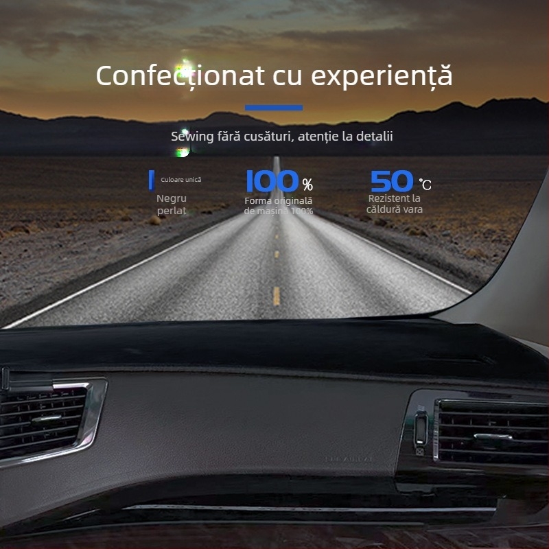 Covoraș de protecție a bordului pentru Alphard 30-series și Vellfire 20 | Material: Flanel; Tip: Universal patru anotimpuri; Brand: Shishuai