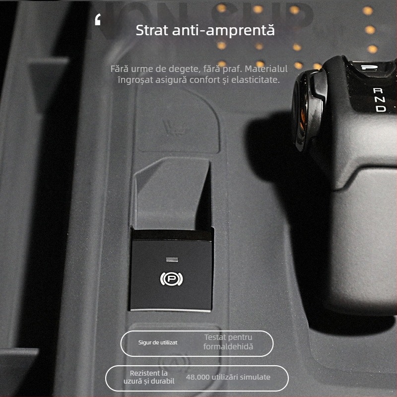 Covoraș din silicon pentru compartimentul de depozitare din consola centrală Haval, a doua generație, anti-derapare, anti-zgârieturi