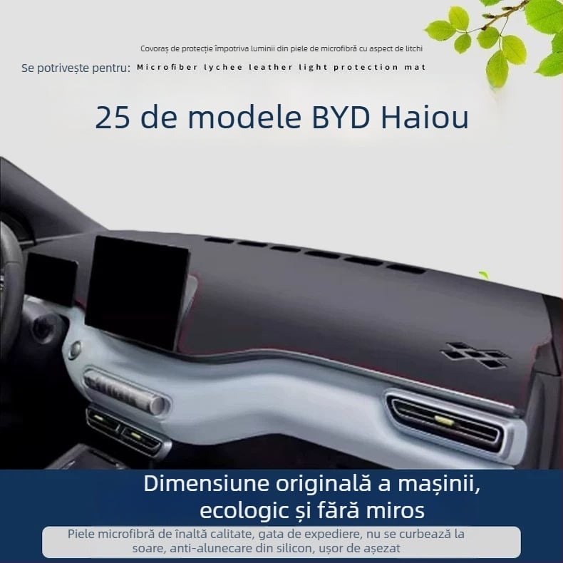 Pad de protecție pentru consola centrală BYD Seagull 2025 – decorativ, anti-reflexie