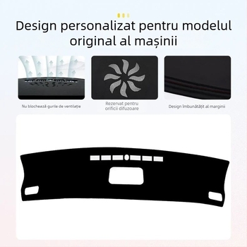 Pad anti-reflex pentru panoul central de bord BYD Song Pro – protecție solară și izolație termică a interiorului