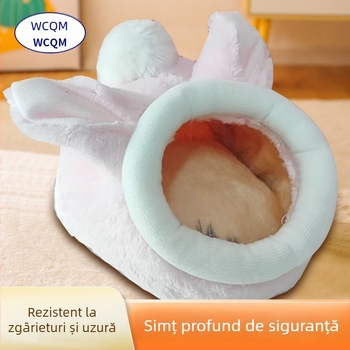 Cuib pluș pentru câini, pat pentru câini, stil ascuns, ușor de curățat