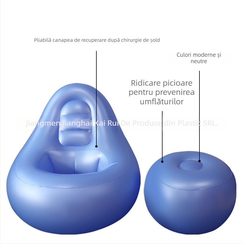 BBL canapea pneumatică postoperatorie pentru fese, PVC 0,45 mm, model AMD20211022, stil: Single, greutate 2,7 kg