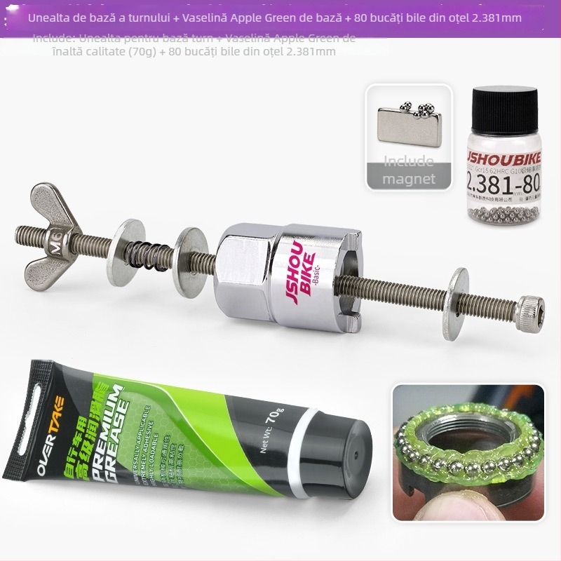 Unealtă demontare hub pentru bicicletă de munte, cheie din oțel, JSHOU BIKE