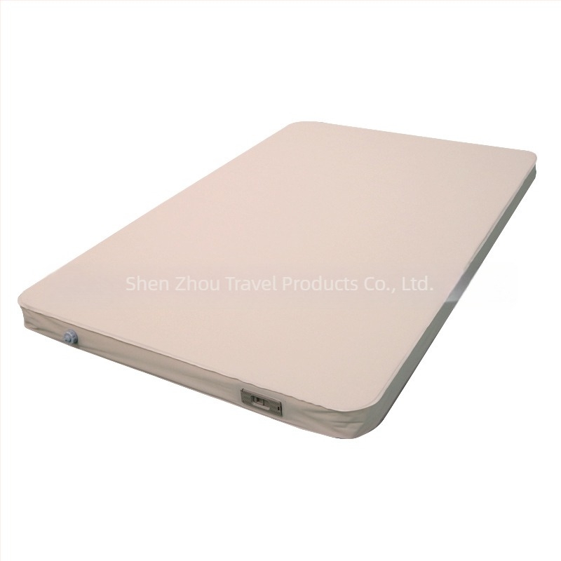 Saltea de camping groasă, cu auto-umflare, pentru 1–2 persoane, greutate 4 kg, țesătură tricotată 30D