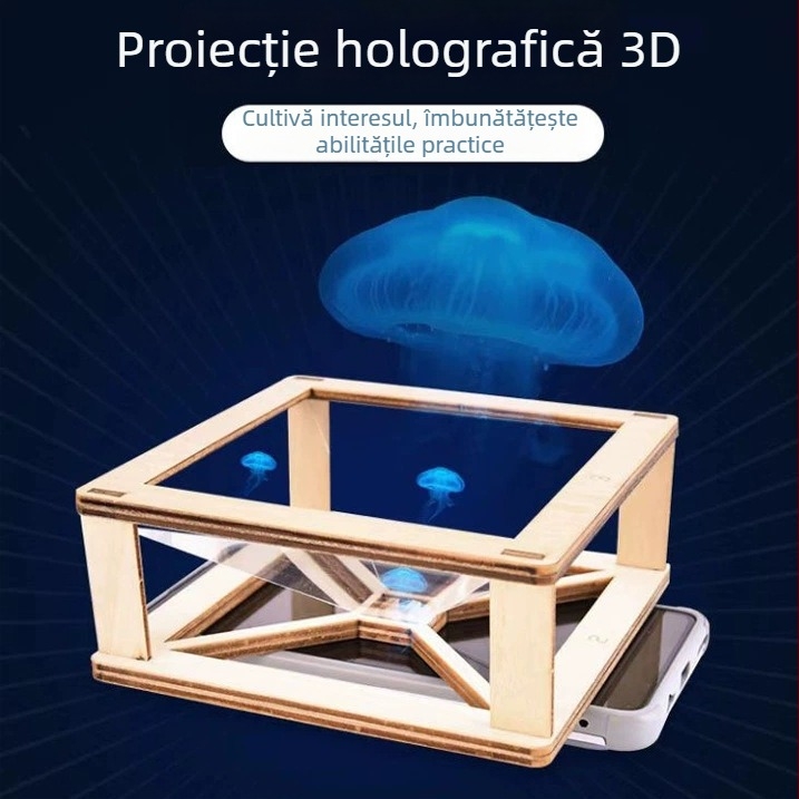 Mașină de tricotat manuală pentru copii – Jucărie educativă din lemn pentru dezvoltare intelectuală (fără electricitate, DIY, 7–14 ani)