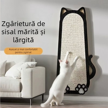 Zgâriător pentru pisici montat pe perete din iută, stil desen animat, protecție canapea, brand Chong Duoduo