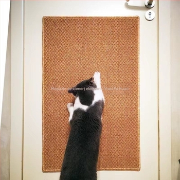 Covoraș de zgâriere pentru pisici montat pe perete și cadru de cățărare, adeziv, durabil, antiderapant, protecție pentru canapea
