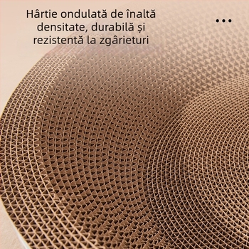 Da da bear Panou de zgâriere pentru pisici cu cuib integrat, rezistent la uzură și zgârieturi, din carton ondulat, pentru toate sezoanele