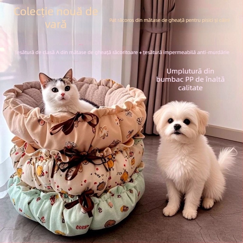 Pat pentru pisici (din țesătură; pentru toate anotimpurile; căldură; pentru pisici)