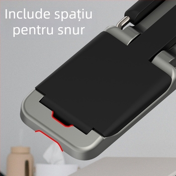 Suport inel pentru telefon, plastic, potrivire universală, spate autocolant, portabil