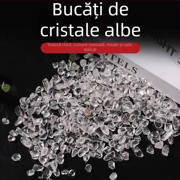 Ornament din piatră demagnetizantă – piatră de cristal brută, stil modern minimalist, ambalaj din carton