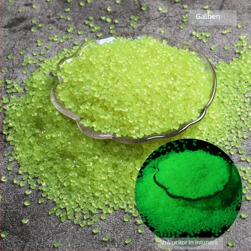Nisipuri și pietre fluorescente pentru amenajări peisagistice și acvarii – origine China, cutie cu 100 bucăți, 0.025 kg/buc
