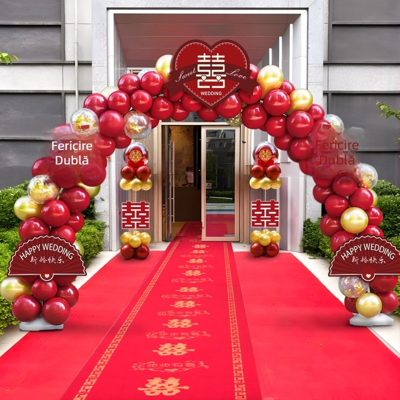 Arc de baloane pentru nuntă – set complet pentru decorul ceremoniei; Ambalaj: carton; Material: alt; Import: nu; Ocazii: nuntă; Procesare și personalizare: nu.