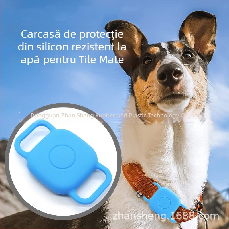Carcasă protector Tile Mate 2024 – silicon, turnare prin injecție, anti-cădere și praf, compatibilă cu Tile Tracker