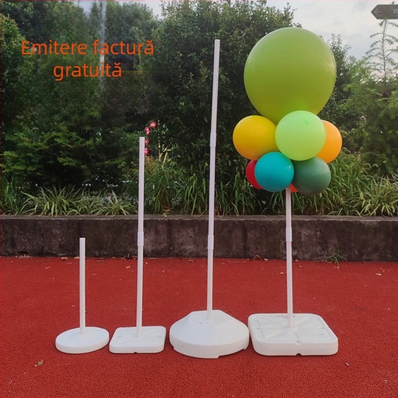 Bază de baloane din PVC cu suport detașabil pentru decoruri de nuntă | Material: PVC; Ambalaj: carton; Fără personalizare; Pentru nunți