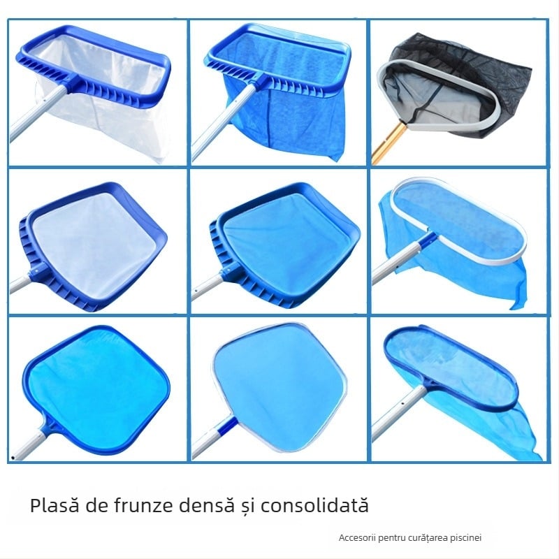 Plasă de îndepărtare a frunzelor pentru piscine cu tijă telescopică – curățare îmbunătățită a suprafeței apei pentru piscină și iaz (Nr. articol: tj#y%j#ylznu+lzn%j#u+fg; Categoria: Piscină gonflabilă)