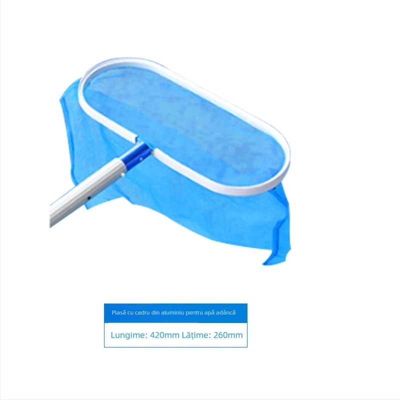 Plasă de îndepărtare a frunzelor pentru piscine cu tijă telescopică – curățare îmbunătățită a suprafeței apei pentru piscină și iaz (Nr. articol: tj#y%j#ylznu+lzn%j#u+fg; Categoria: Piscină gonflabilă)