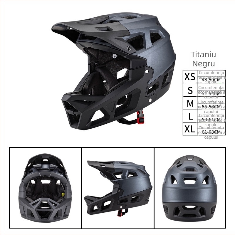 Casca pentru bicicletă de munte – off-road, cască integrală downhill pentru adulți, carcasă PC + interior EPS, unisex, marcă Zhilian, model personalizabil și imprimare logo