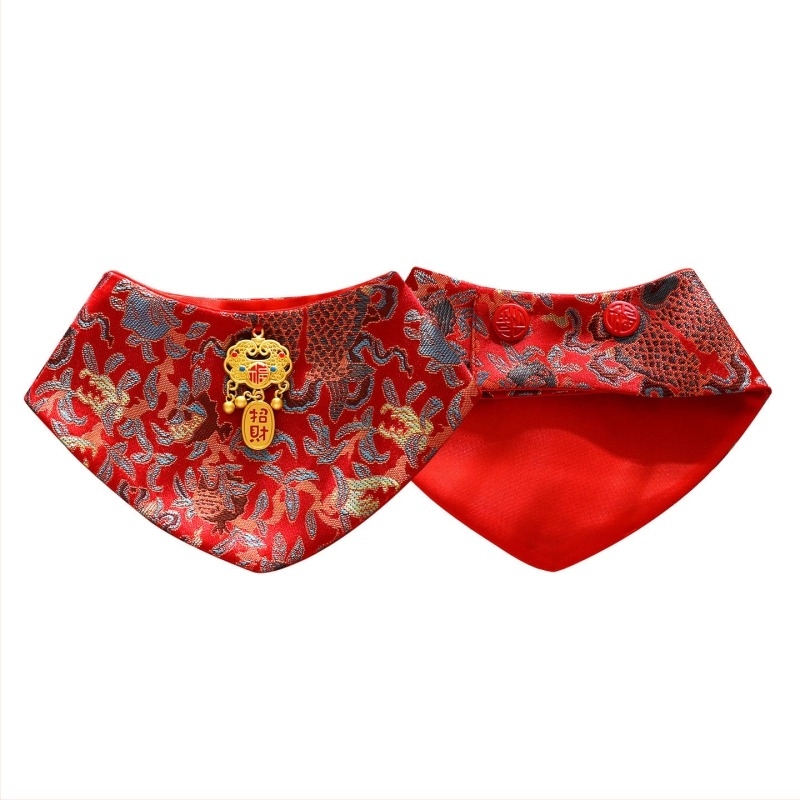 Fular triunghiular, stil chinezesc, satin țesut, broderie (Material: Pânză; Metoda de țesut: Satén țesut; Metoda de prelucrare: Broderie; Stil: Chinezesc)