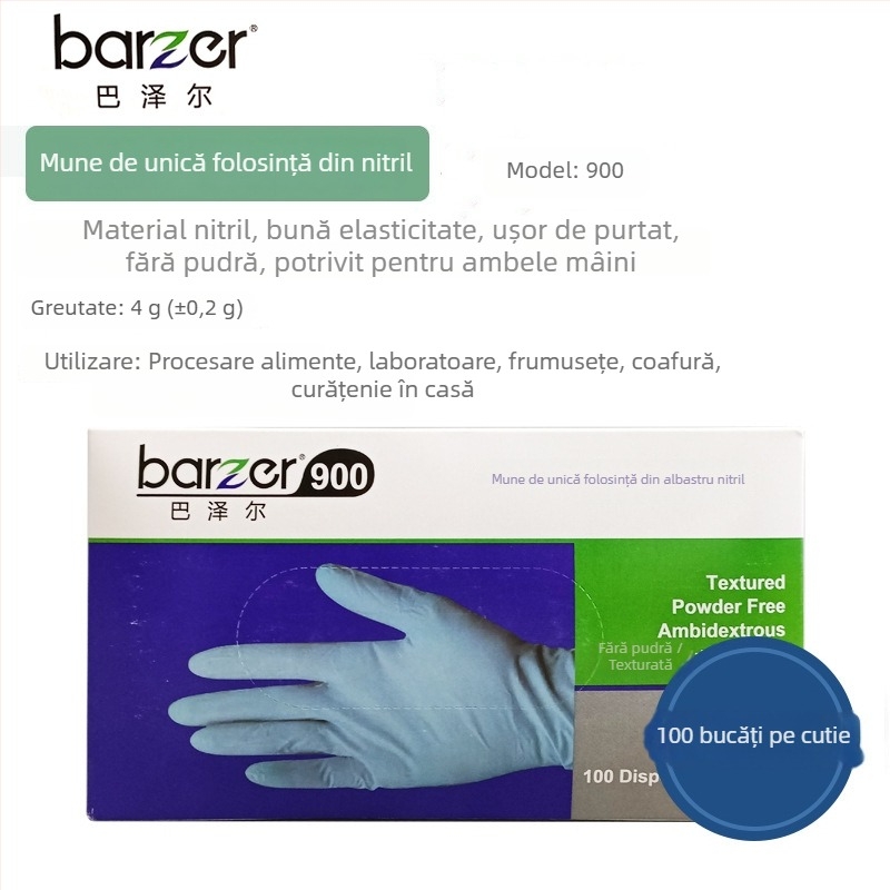 Bazel mănuși nitrile de unică folosință pentru uz casnic și industrial
