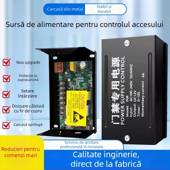 Sursă de alimentare pentru controlul accesului, modul AC/DC 12V, modele P04/05/06, identificare card proximitate 0.03, funcționare la 20°C