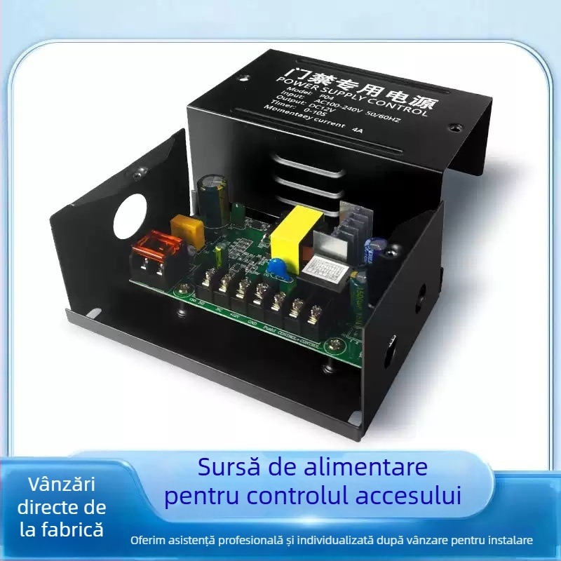 Sursă de alimentare pentru controlul accesului, modul AC/DC 12V, modele P04/05/06, identificare card proximitate 0.03, funcționare la 20°C