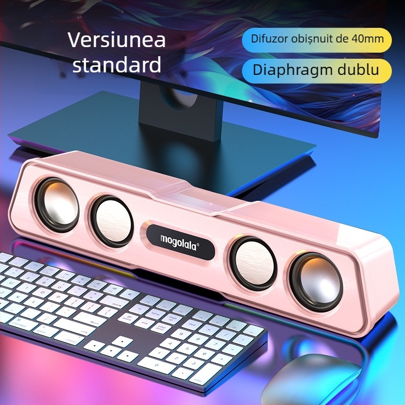 Boxe PC Q3, 2.1 canale, 5W, USB/3,5 mm/Bluetooth 4.0, 40 Hz–20 kHz, SNR ≥75 dB