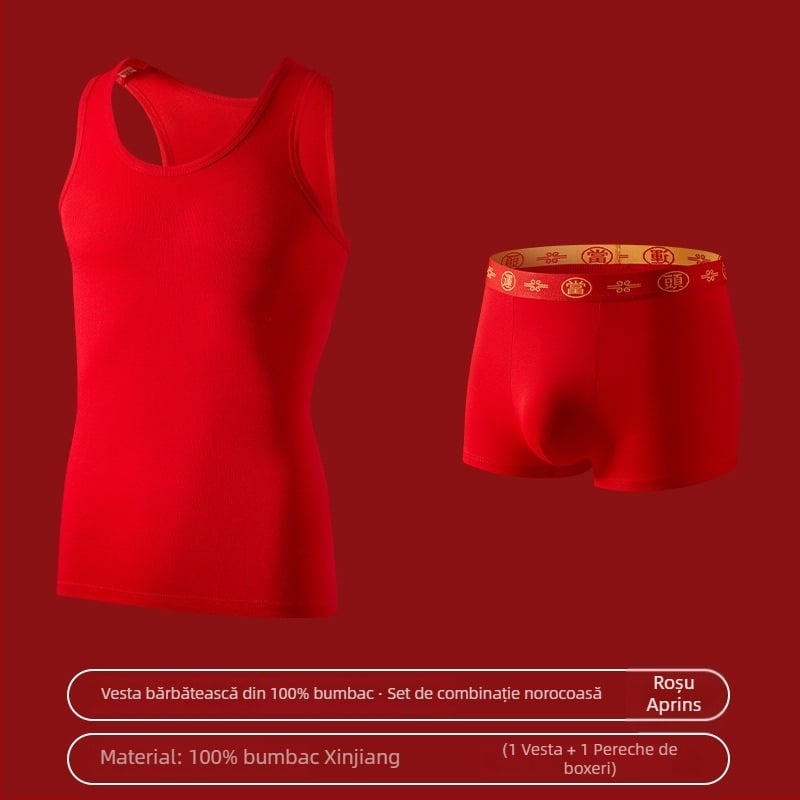 Vesta de bază pentru bărbați din bumbac 100%, subțire, antibacterian 7A, 160 g