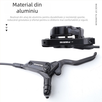 Manetă de frână pentru bicicletă de munte, frână hidraulică pe disc E4, răcire, patru pistoane